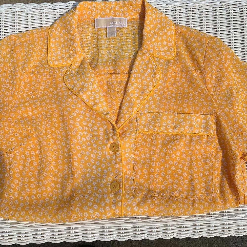 Michael Kors Short Sleeve Blouse (S) NWOT